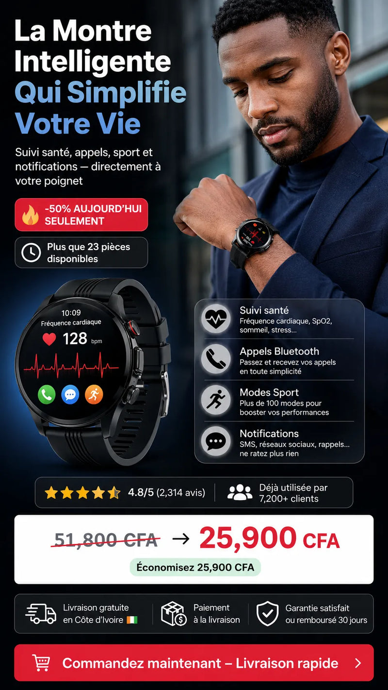 Montre intelligente multifonctionnelle