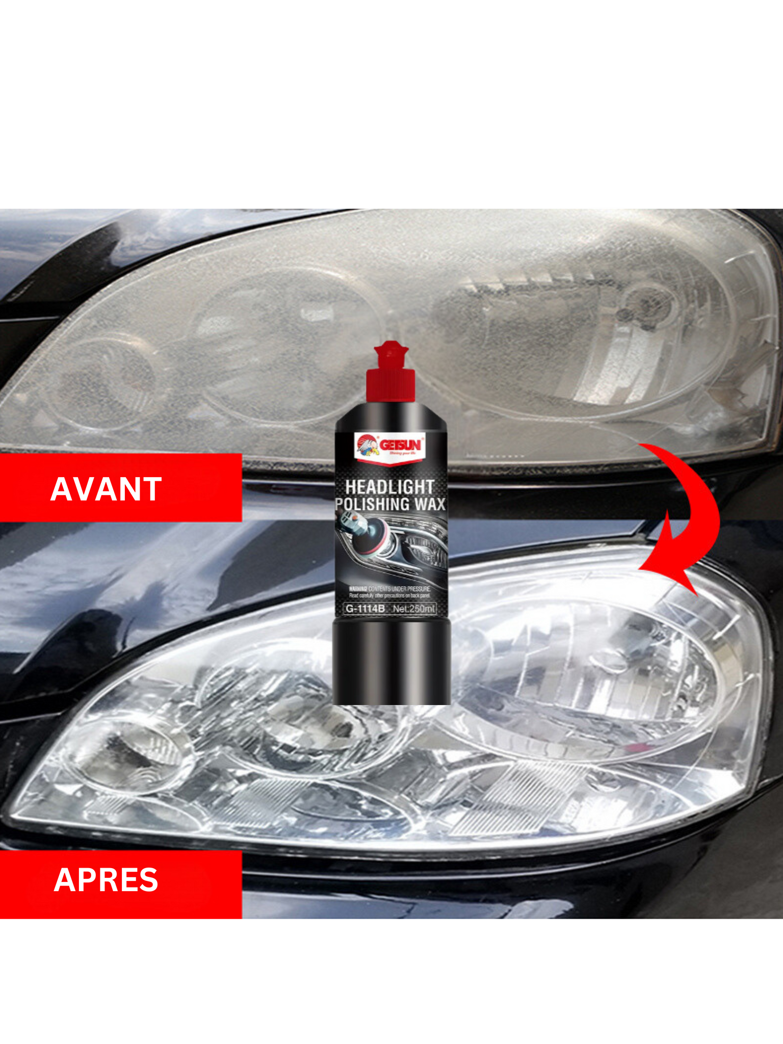 Agent de polissage des phares de voiture 🔥 50% Reduction aujourd'hui 🔥