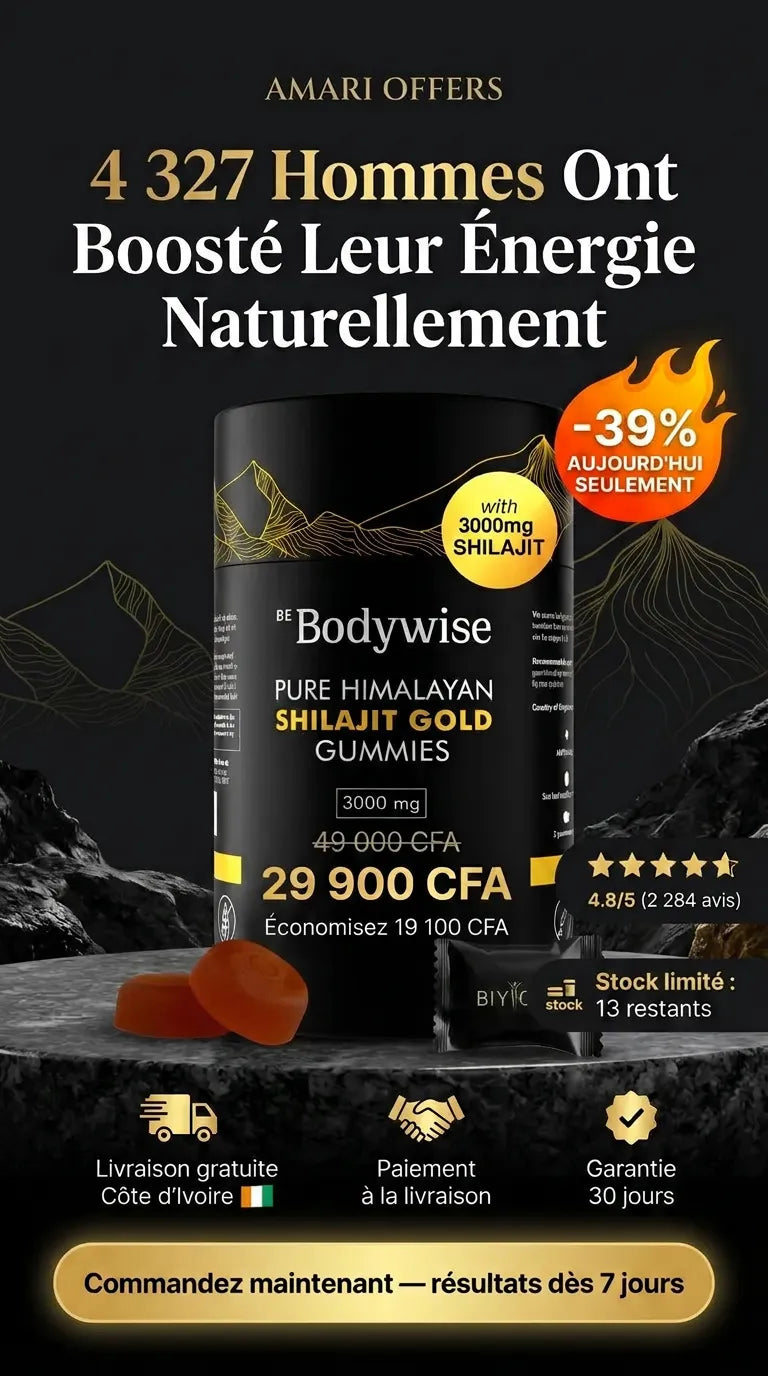 Shilajit Gold Gummies ( Bonbons ) - CI