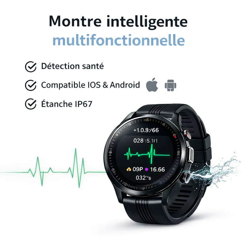 Montre intelligente multifonctionnelle [détecter l'état de santé]